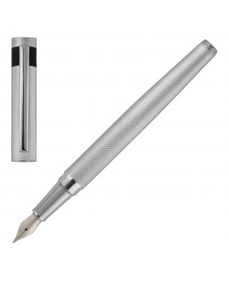 Hugo Boss Loop Diamond Chrome Fountain Pen