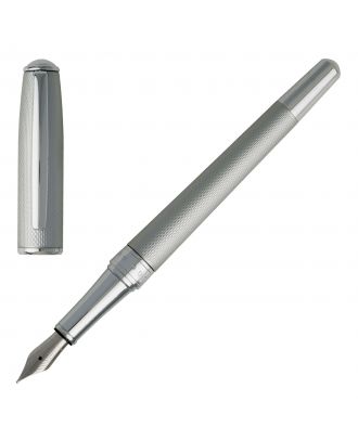 Hugo Boss Essential Matte Chrome Fountain Pen