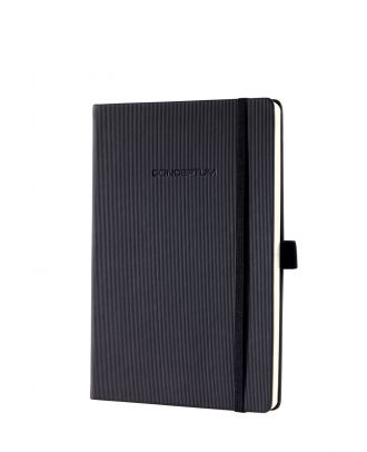 Sigel Conceptum Pure Notitieboek Zwart Hard cover Gelijnd