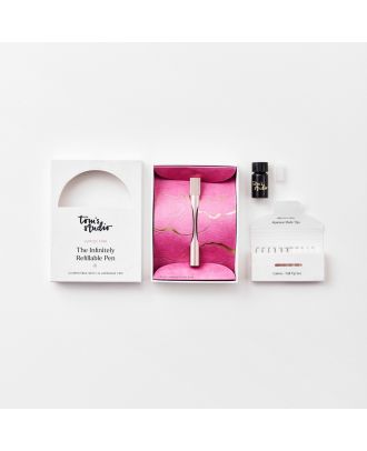 Tom's Studio Lumos Mini Refillable Fineliner & Brush Pen Blush
