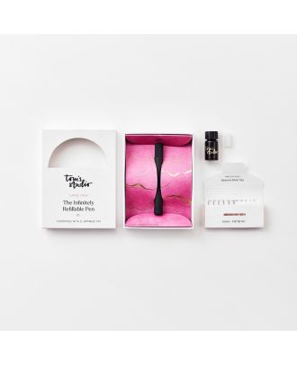 Tom's Studio Lumos Mini Refillable Fineliner & Brush Pen Matte Black