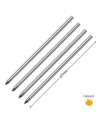 Monteverde Balpen Vulling D1-Type Medium Oranje (4 stuks)