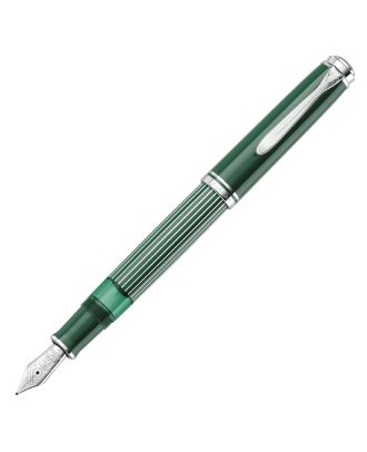 Pelikan M815 Metal Striped Green Vulpen Special Edition