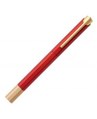 Ystudio Glamour Evolve Bihex Marsala Rollerball Pen