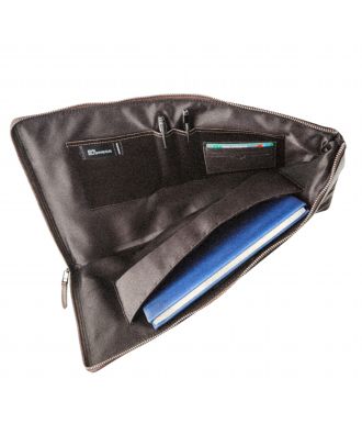 Maverick Brown lederen laptopsleeve 15,6"
