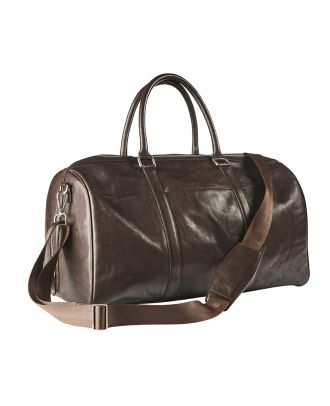 Maverick Brown Lederen Weekendtas