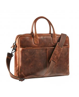 Maverick The Original Leather business bag with laptop sleeve 15'6" small