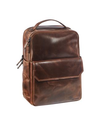 Maverick The Original Lederen Rugzak met Laptopcompartiment 15,6"