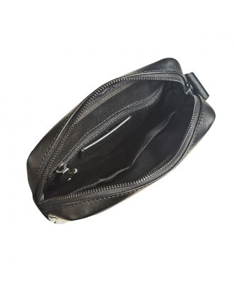 Maverick Urban Classic Black Lederen Schoudertas XS