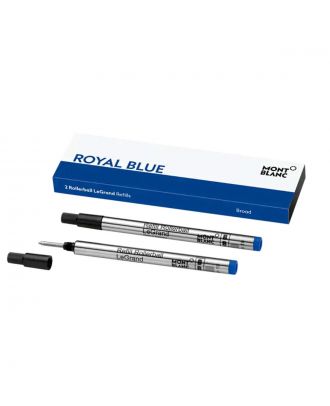 Montblanc Rollerball LeGrand Vulling Breed Blauw (2 stuks)