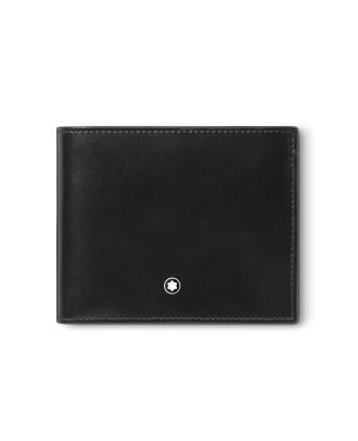 Montblanc Meisterstück Wallet 4 Kaartsleuven met Muntvak Zwart