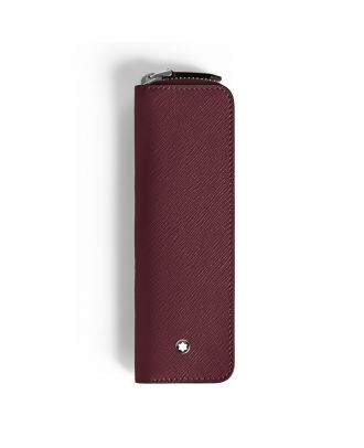 Montblanc Sartorial Pen Etui Met Rits voor 1 Pen Cassis