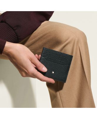 Montblanc Grain Card Holder 6cc Black
