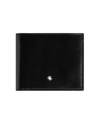 Montblanc Meisterstück Wallet 8 Kaartsleuven Zwart Ink Blue