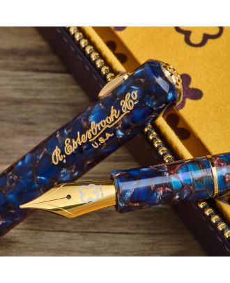 Esterbrook The Niblet Nouveau Blue Gold Trim Vulpen