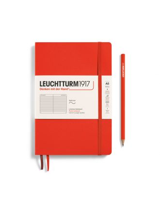 Leuchtturm1917 Notitieboek Medium Softcover Lobster Gelijnd