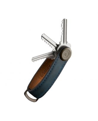 Orbitkey 2.0 Crazy Horse Marine Blue