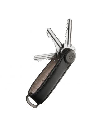 Orbitkey 2.0 Black / Black Leather