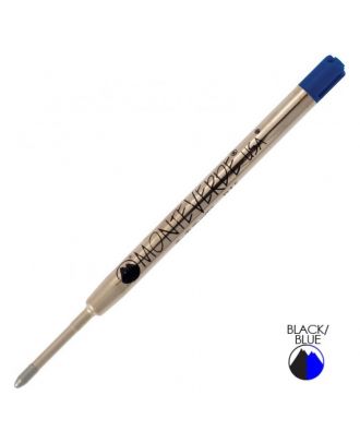 Monteverde Balpen Vulling Parker-Type G2 Vulling Medium Blauw-Zwart (2 stuks)