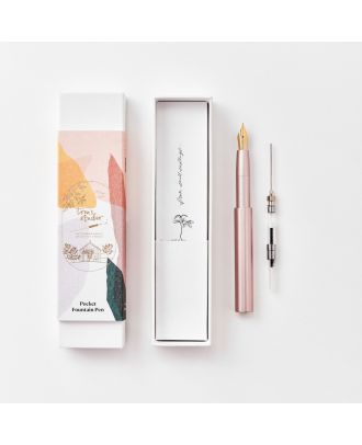 Tom's Studio Pocket Fountain Pen V2 Blush