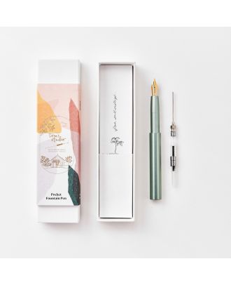 Tom's Studio Pocket Fountain Pen V2 Sage
