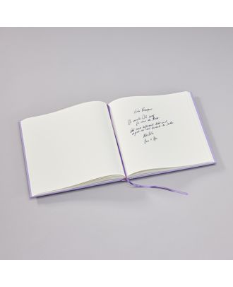 Semikolon Gastenboek Lilac Silk
