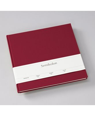 Semikolon Gastenboek Slim Burgundy