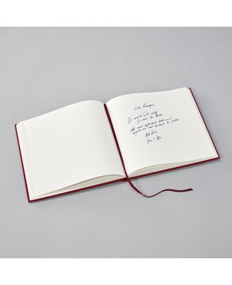 Semikolon Gastenboek Slim Burgundy