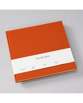 Semikolon Gastenboek Slim Orange