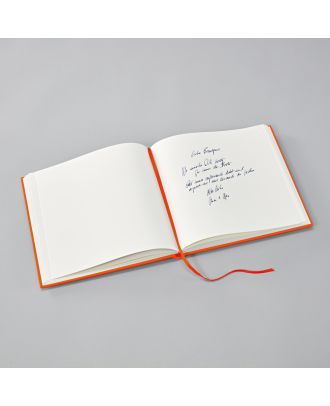 Semikolon Gastenboek Slim Orange