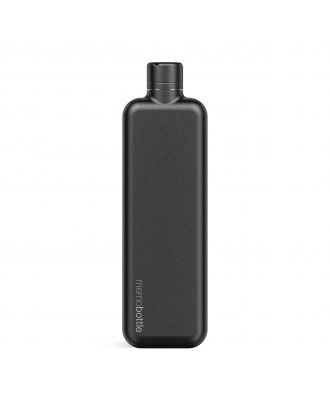 Slim Memobottle Stainless Steel Black