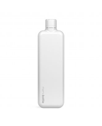Slim Memobottle Stainless Steel White