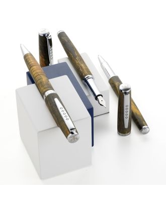 Tom Hessin Edinburgh Collection Arthur's Seat Green Vulpen en Balpen Set