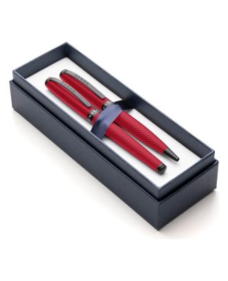 Tom Hessin Magnetic Series Poppy Red Vulpen en Balpen Set