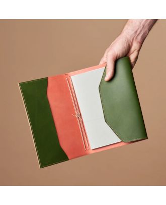 Paper Republic Le Trifold A5 Botany Green
