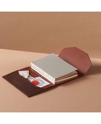 Paper Republic Le Trifold A5 Chestnut