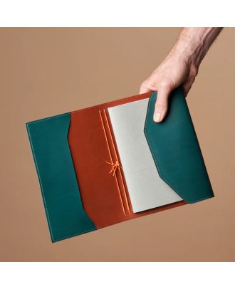 Paper Republic Le Trifold A5 Petrol Blue