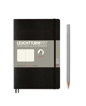 Leuchtturm1917 Notitieboek Composition B6+ Soft Cover Black Dotted