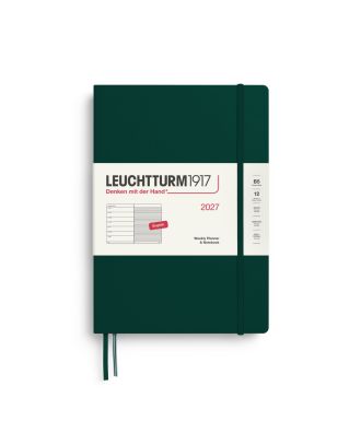 Leuchtturm1917 Agenda 2027 Weekplanner + Notities Composition B5 Forest Green