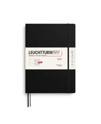 Leuchtturm1917 Agenda 2027 Weekplanner met notities Master A4+ Black