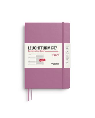 Leuchtturm1917 Agenda 2027 Weekplanner + Notities Medium Dusty Rose