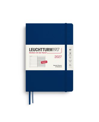 Leuchtturm1917 Agenda 2027 Weekplanner + Notities Medium Navy