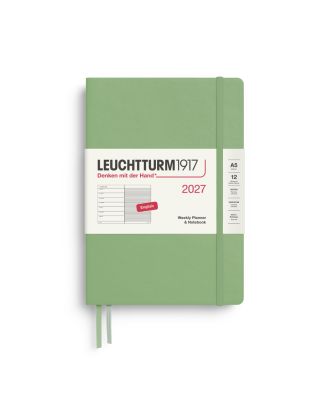 Leuchtturm1917 Agenda 2027 Weekplanner + Notities Medium Sage