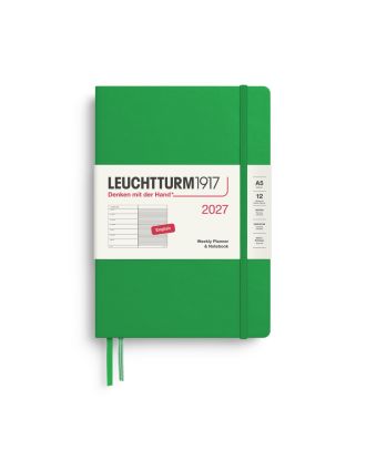 Leuchtturm1917 Agenda 2027 Weekplanner + Notities Medium Spring Leaf