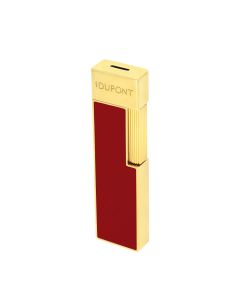 S.T. Dupont Twiggy Burgundy Lacquer and Gold Aansteker
