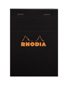 Rhodia Notitieblok A6 No. 13 Gelijnd Zwart