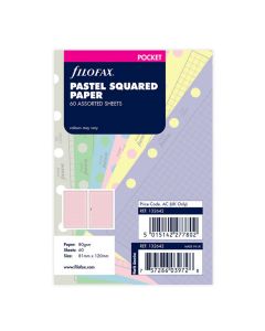 Filofax Vulling Pocket Pastel Geruit