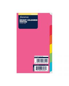 Filofax Vulling Personal Bladwijzers Bright Coloured