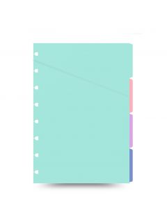 Filofax Notebook Vulling Pocket Bladwijzers Pastel