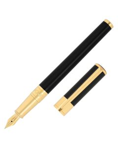 S.T. Dupont D-Initial Black & Gold Vulpen